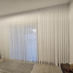 התקנת וילונות לבית בנהריה וילונות קרפ משי - וילון לסלון